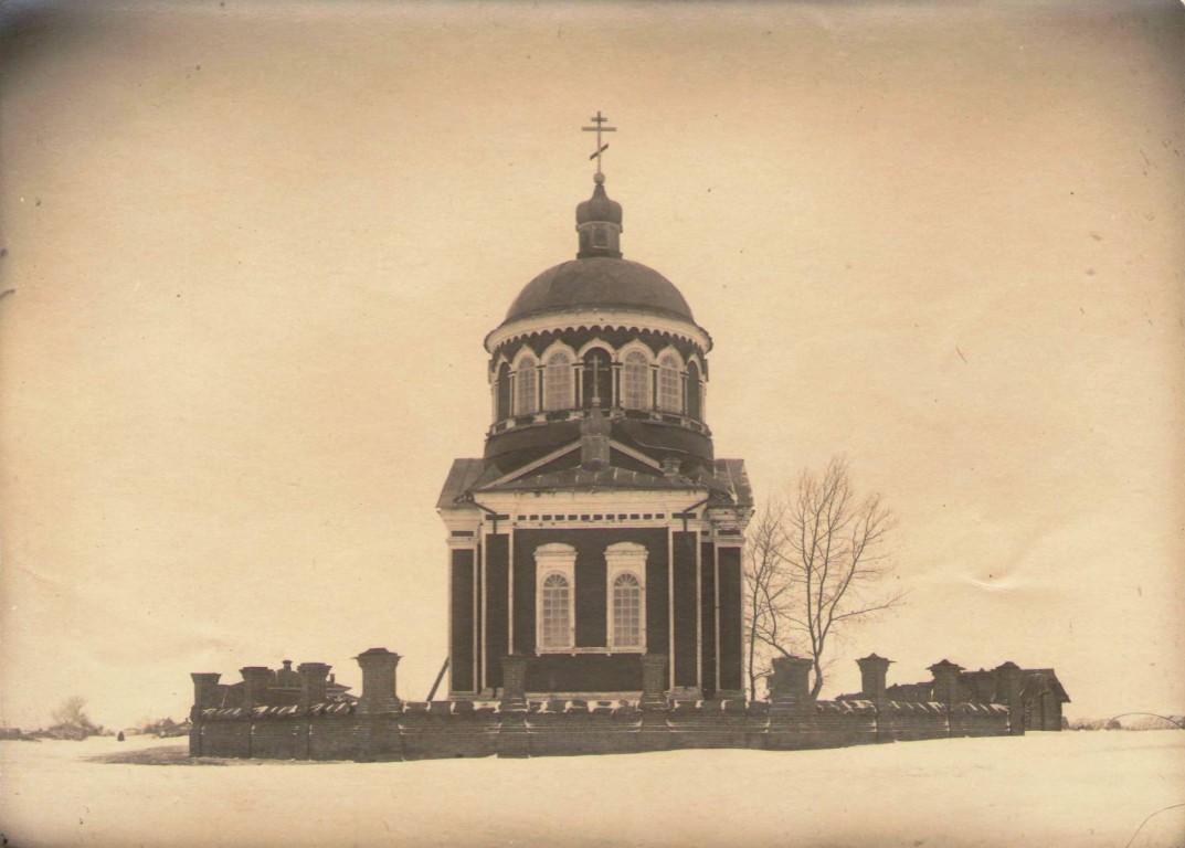 Церковь Покрова Пресвятой Богородицы, Каргаполье (Каргапольский район, Курганская область). архивная фотография, Фото 1924 года из фондов Шадринского краеведческого музея им. В.П. Бирюкова. Автор Б.Н. Лундин