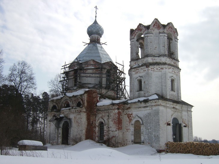 Пешково. Церковь Успения Пресвятой Богородицы. фасады