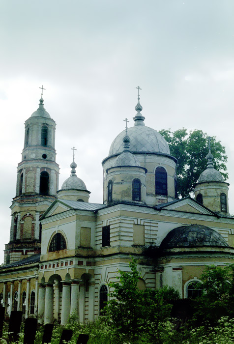 Воскресенское Старое. Церковь Воскресения Христова. фасады