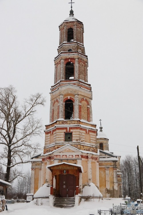 Церковь Воскресения Христова, Воскресенское Старое (Лухский район, Ивановская область). фасады