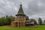 Музей деревянного зодчества. Церковь Георгия Победоносца из с. Горка Верхнетоемского р-на, В процессе реставрации <br>, Малые Карелы, Приморский район, Архангельская область