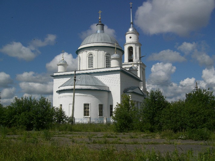 Церковь Вознесения Господня, Раменье (Дмитровский городской округ, Московская область). фасады, Вознесенская церковь в селе Раменье