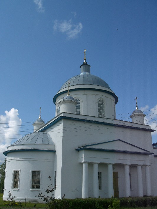 Церковь Вознесения Господня, Раменье (Дмитровский городской округ, Московская область). фасады, Вознесенская церковь в селе Раменье
