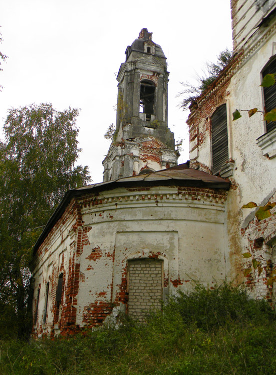 Церковь Казанской иконы Божией Матери, Макаровское (Лухский район, Ивановская область). архитектурные детали, Южный придел