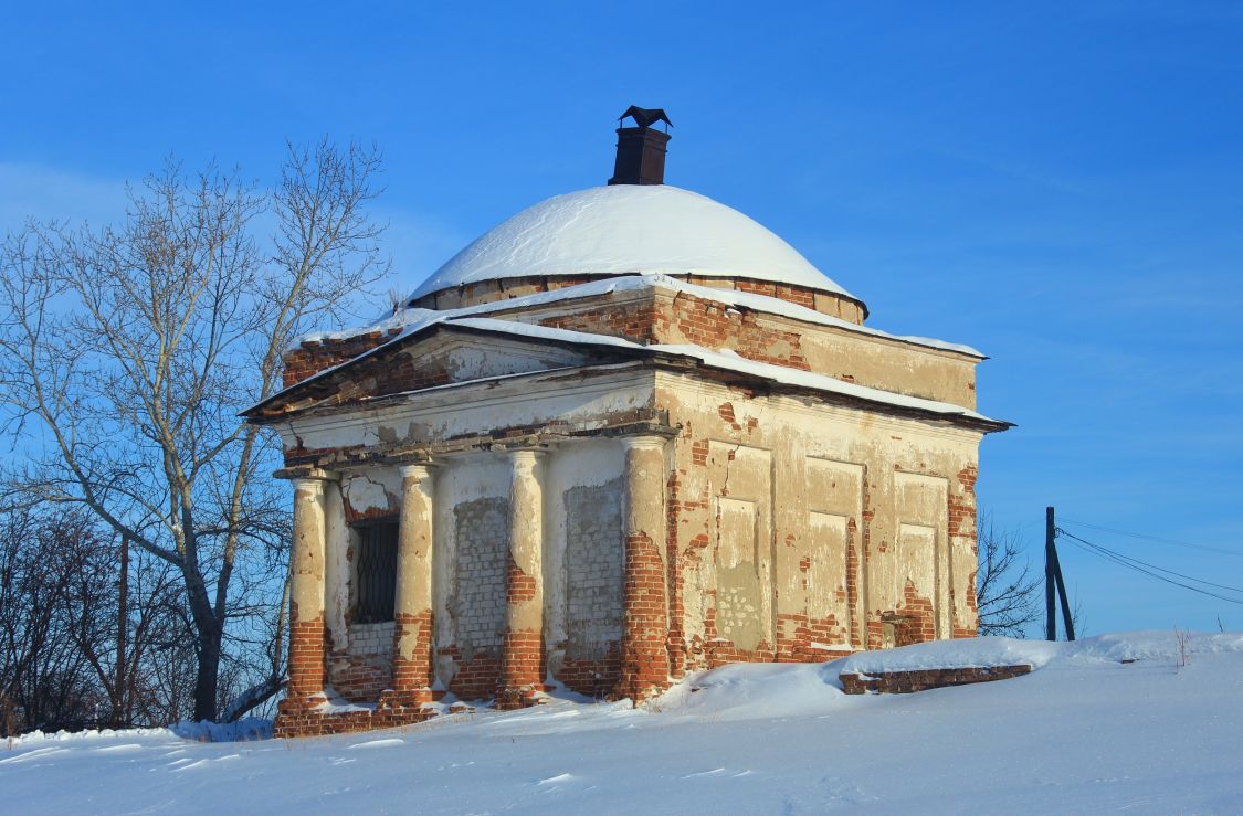 Першинское (Першино). Церковь Покрова Пресвятой Богородицы. дополнительная информация, Сторожка при церкви, вид с юго-запада