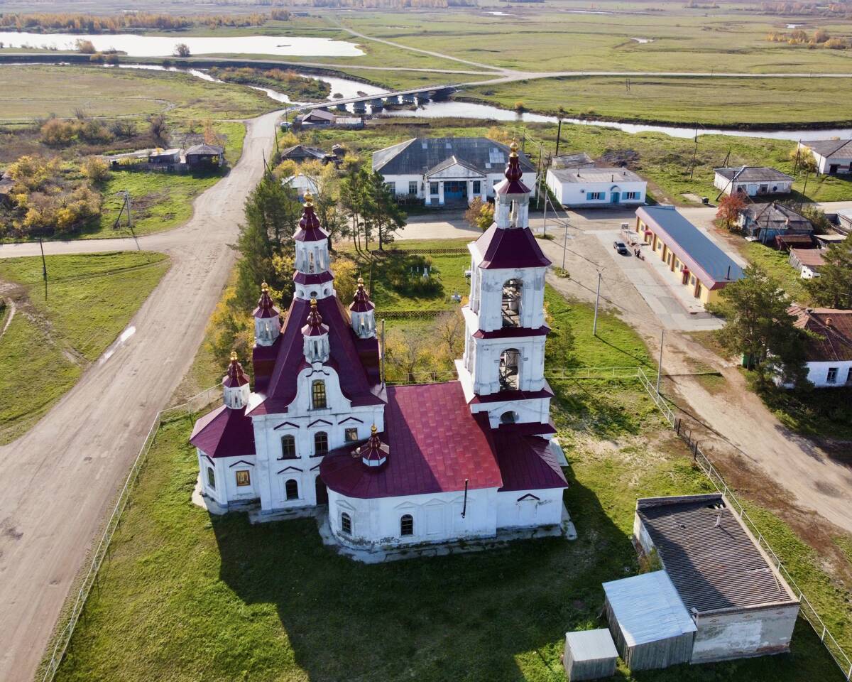 Церковь Флора и Лавра, Белоярское (Щучанский район, Курганская область). фасады, Вид с севера