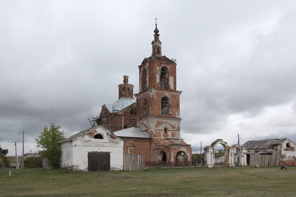 Церковь Николая Чудотворца, Таловка (Юргамышский район, Курганская область). фасады, Вид с северо-запада
