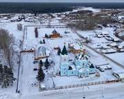 Казанский Чимеевский мужской монастырь, Монастырь с юга, Чимеево, Белозерский район, Курганская область