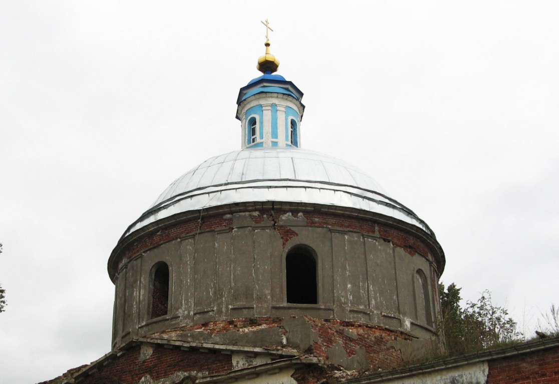 Церковь Казанской иконы Божией Матери, Бетино (Касимовский район и г. Касимов, Рязанская область). архитектурные детали, Купол основного объема храма с реставрированным завершением