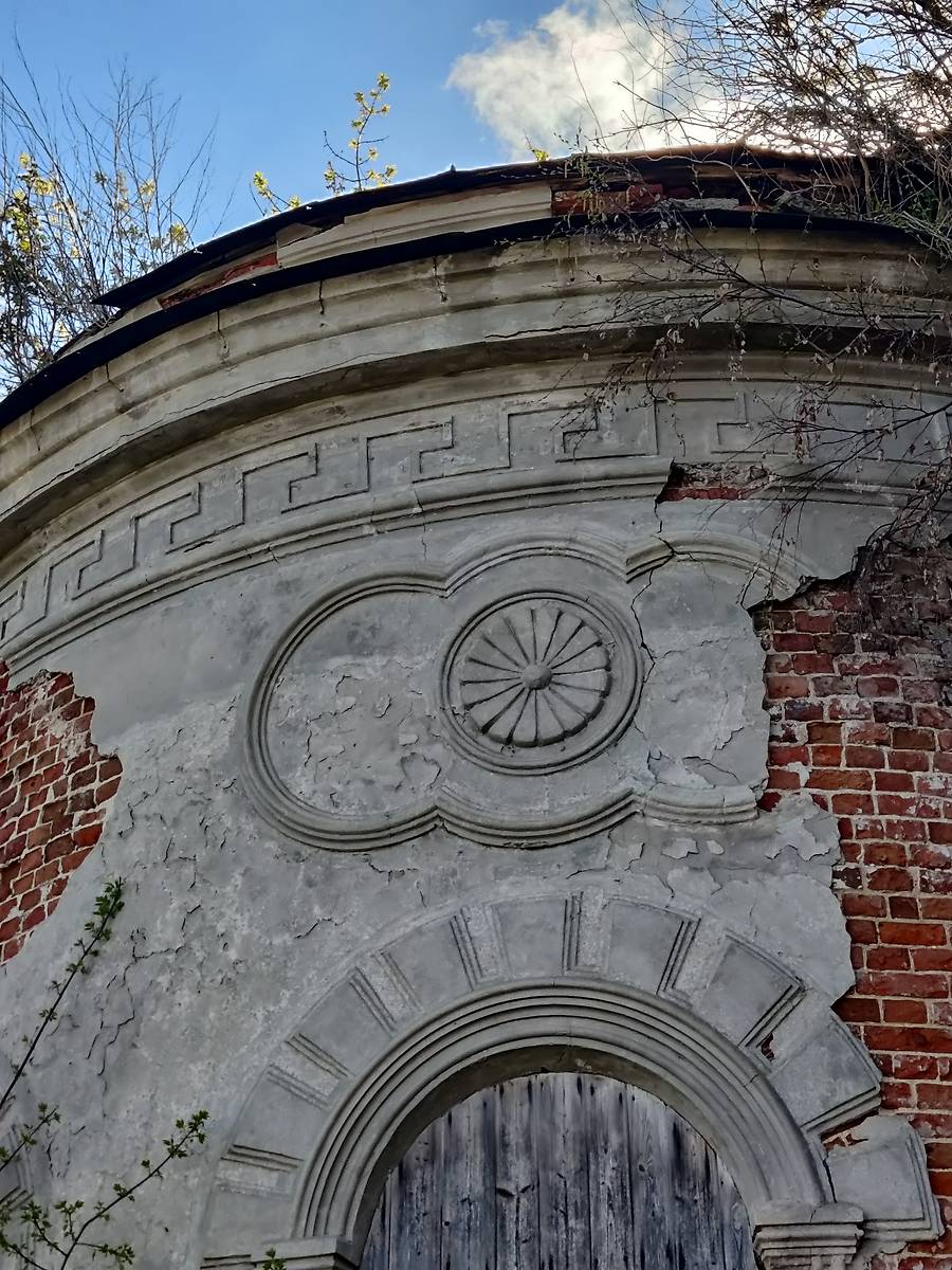 Архитектурные детали апсиды., архитектурные детали. Собор Николая Чудотворца, Верхний Ландех (Верхнеландеховский район, Ивановская область)