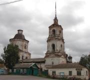 Церковь Вознесения Господня, Снимок с центральной площади п.Верхний Ландех.<br>, Верхний Ландех, Верхнеландеховский район, Ивановская область