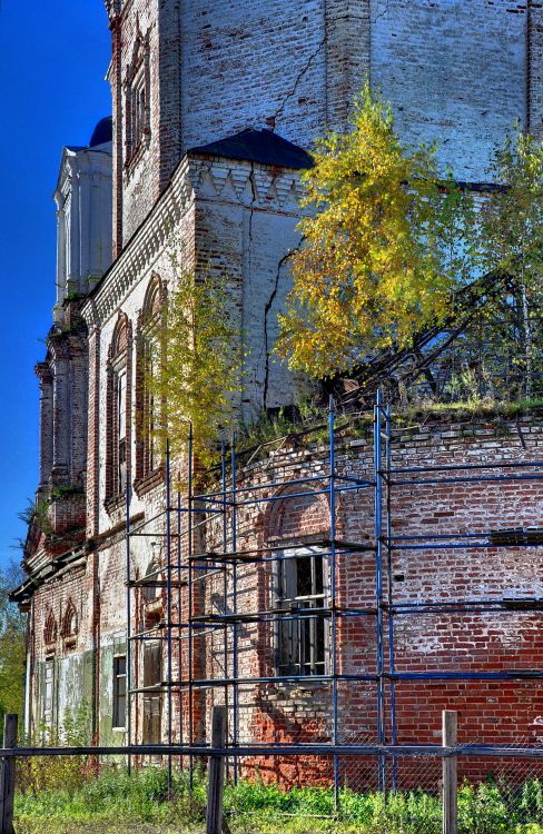 Верхний Ландех. Церковь Вознесения Господня. архитектурные детали