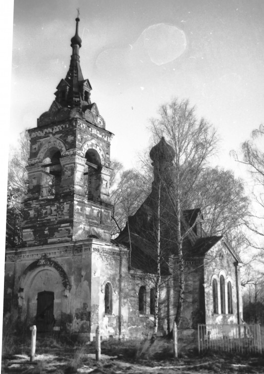 Горбасьево. Церковь Грузинской иконы Божией Матери. фасады