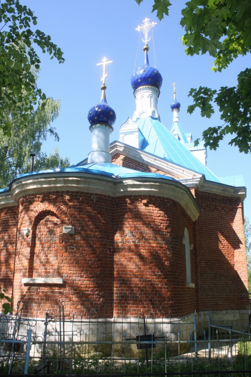 Горбасьево. Церковь Грузинской иконы Божией Матери. фасады