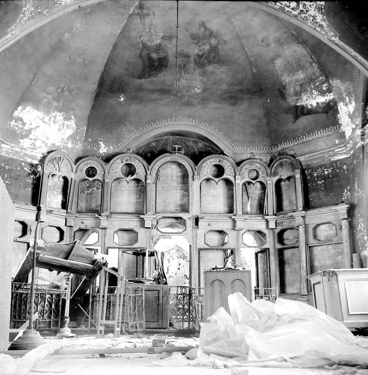 интерьер и убранство. Церковь Грузинской иконы Божией Матери, Горбасьево (Конаковский район, Тверская область)