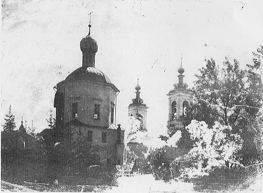 Церковь Иоанна Богослова, Красное (Троицкий административный округ (ТАО), г. Москва). архивная фотография, До 1940 г. Источник http://plisco.ru/friends/krasnoe/pictures.html