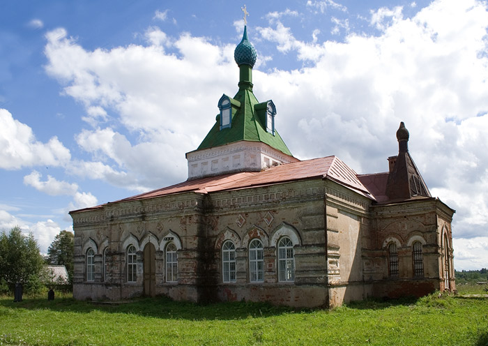Княжиха. Церковь Иоанна Милостивого. фасады, Вид с северо-запада