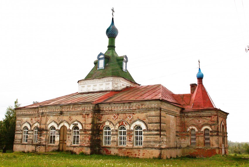 Церковь Иоанна Милостивого, Княжиха (Бежецкий район, Тверская область). фасады