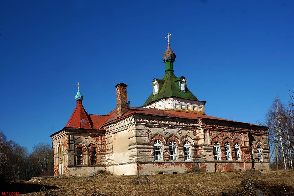 Церковь Иоанна Милостивого, Княжиха (Бежецкий район, Тверская область). фасады