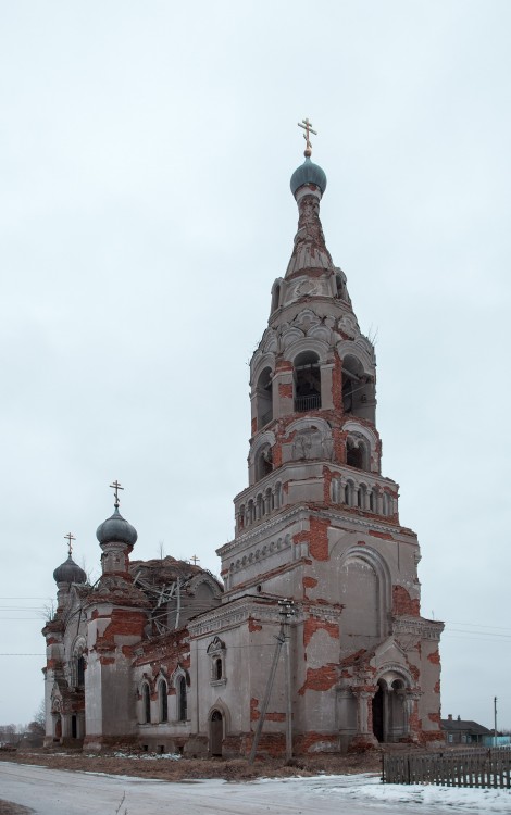 Церковь Рождества Христова, Седельницы (Комсомольский район, Ивановская область). фасады
