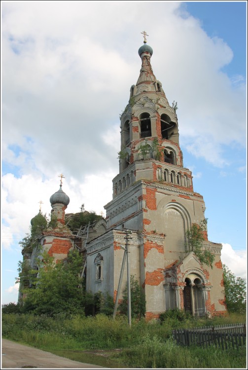 Церковь Рождества Христова, Седельницы (Комсомольский район, Ивановская область). фасады