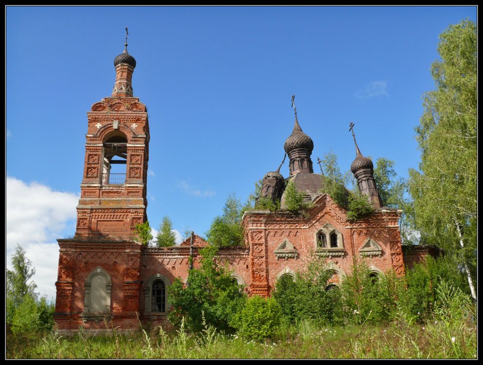 Церковь Казанской иконы Божией Матери, Корзино (Савинский район, Ивановская область). фасады