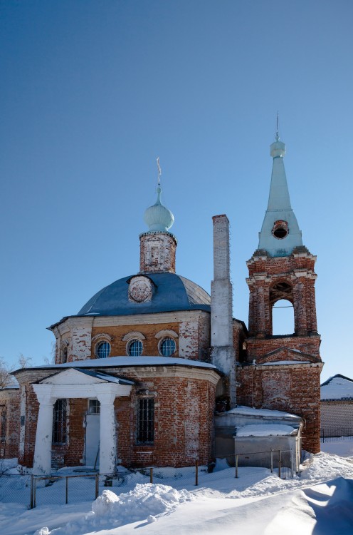 Церковь Преображения Господня, Шумашь (Рязанский район, Рязанская область). фасады