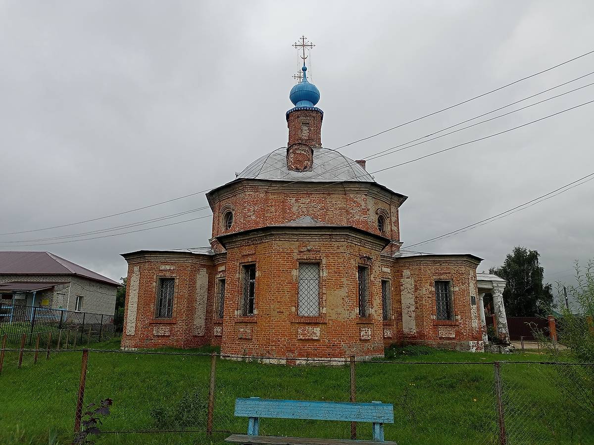 фасады. Церковь Преображения Господня, Шумашь (Рязанский район, Рязанская область)