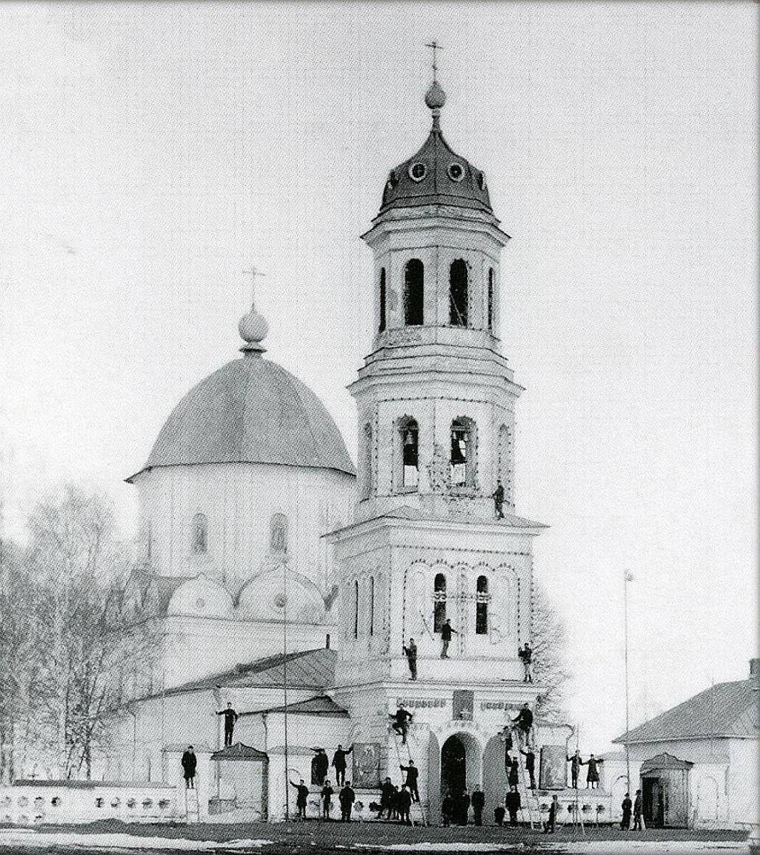 Церковь Смоленской иконы Божией матери в Старой Юже, Южа (Южский район, Ивановская область). архивная фотография, Смоленская церковь 1915 год
