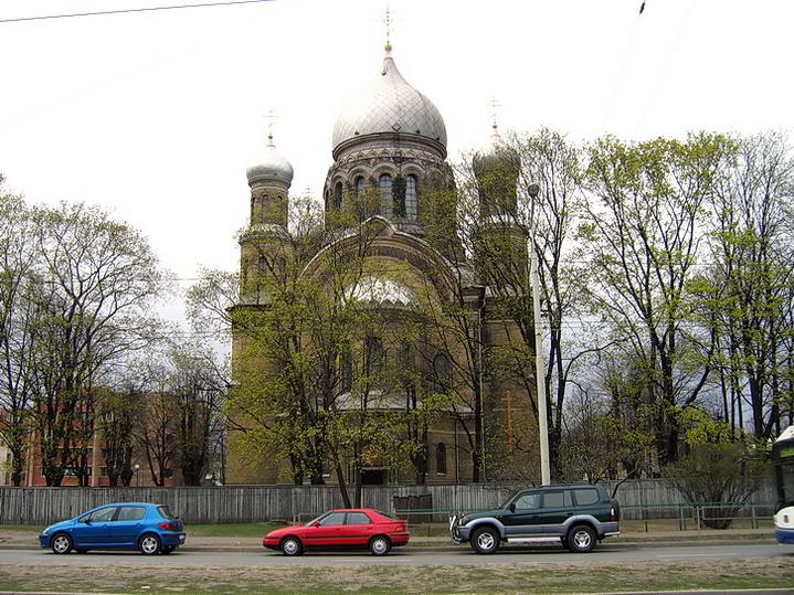 Собор Троицы Живоначальной, Рига (Рига, город, Латвия). фасады, Восточный фасад