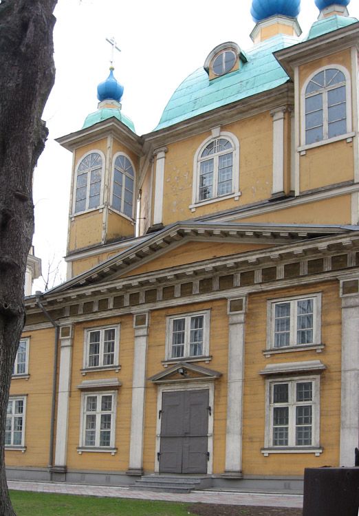 Церковь Благовещения Пресвятой Богородицы, Рига (Рига, город, Латвия). фасады, Фрагмент южного фасада