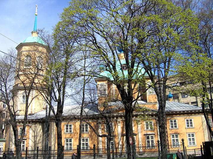 Церковь Благовещения Пресвятой Богородицы, Рига (Рига, город, Латвия). фасады, Южный фасад