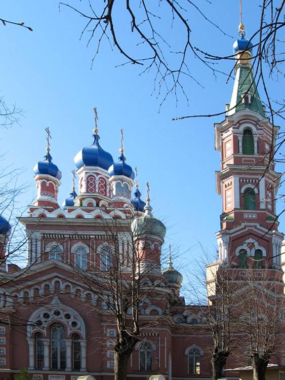 Церковь Троицы Живоначальной, Рига (Рига, город, Латвия). фасады, Северный фасад с колокольней