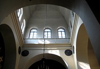 Церковь Троицы Живоначальной, Купол основного объема в интерьере<br>, Рига, Рига, город, Латвия