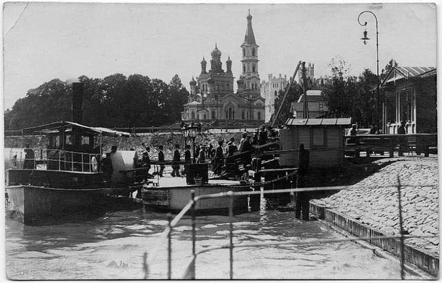 Церковь Троицы Живоначальной, Рига (Рига, город, Латвия). архивная фотография, Общий вид в контексте застройки. Нач. 20 века. источник : http://forum.myriga.info/index.php?showtopic=3995&mode=threaded&pid=94302