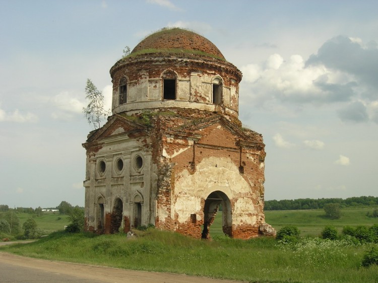 Церковь Вознесения Господня, Стрелка (Вадский район, Нижегородская область). дополнительная информация, Вид с южной стороны - крупным планом