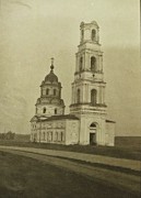 Церковь Вознесения Господня, Фото 1947 г. (Целиков А.). ГКМФ. ГНИМА им Щусева<br>, Стрелка, Вадский район, Нижегородская область