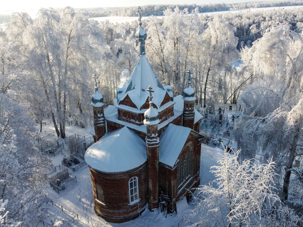 Церковь Рождества Иоанна Предтечи, Островское (Княгининский район, Нижегородская область). фасады