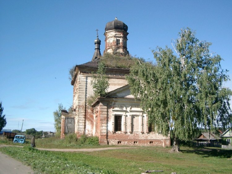 Спешнево. Церковь Казанской иконы Божией Матери. фасады