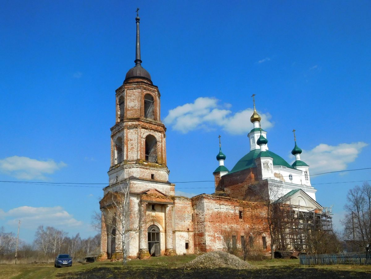 Церковь Троицы Живоначальной, Троицкое (Княгининский район, Нижегородская область). фасады