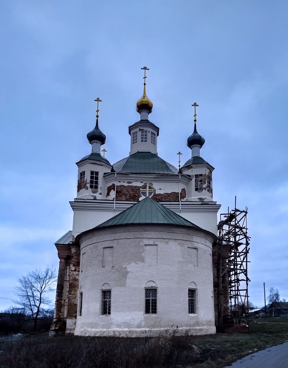 Церковь Троицы Живоначальной, Троицкое (Княгининский район, Нижегородская область). фасады