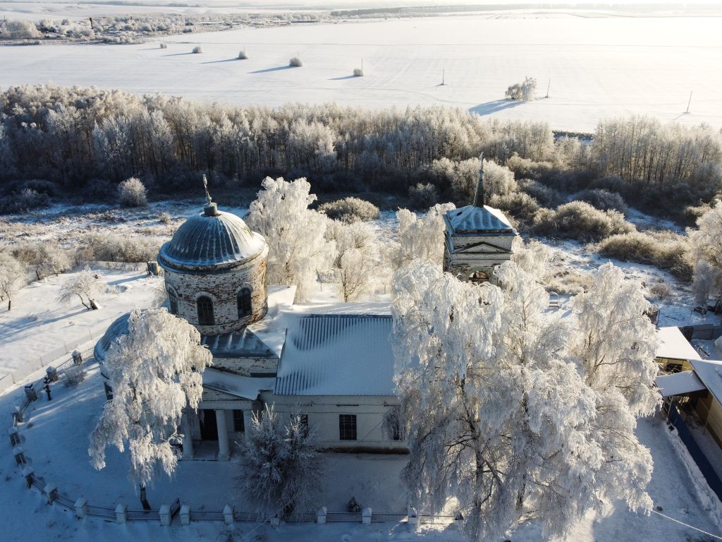 Церковь Рождества Пресвятой Богородицы, Рубское (Княгининский район, Нижегородская область). фасады