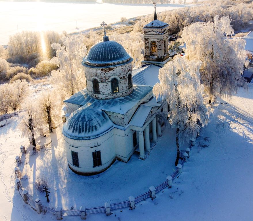 Рубское. Церковь Рождества Пресвятой Богородицы. фасады