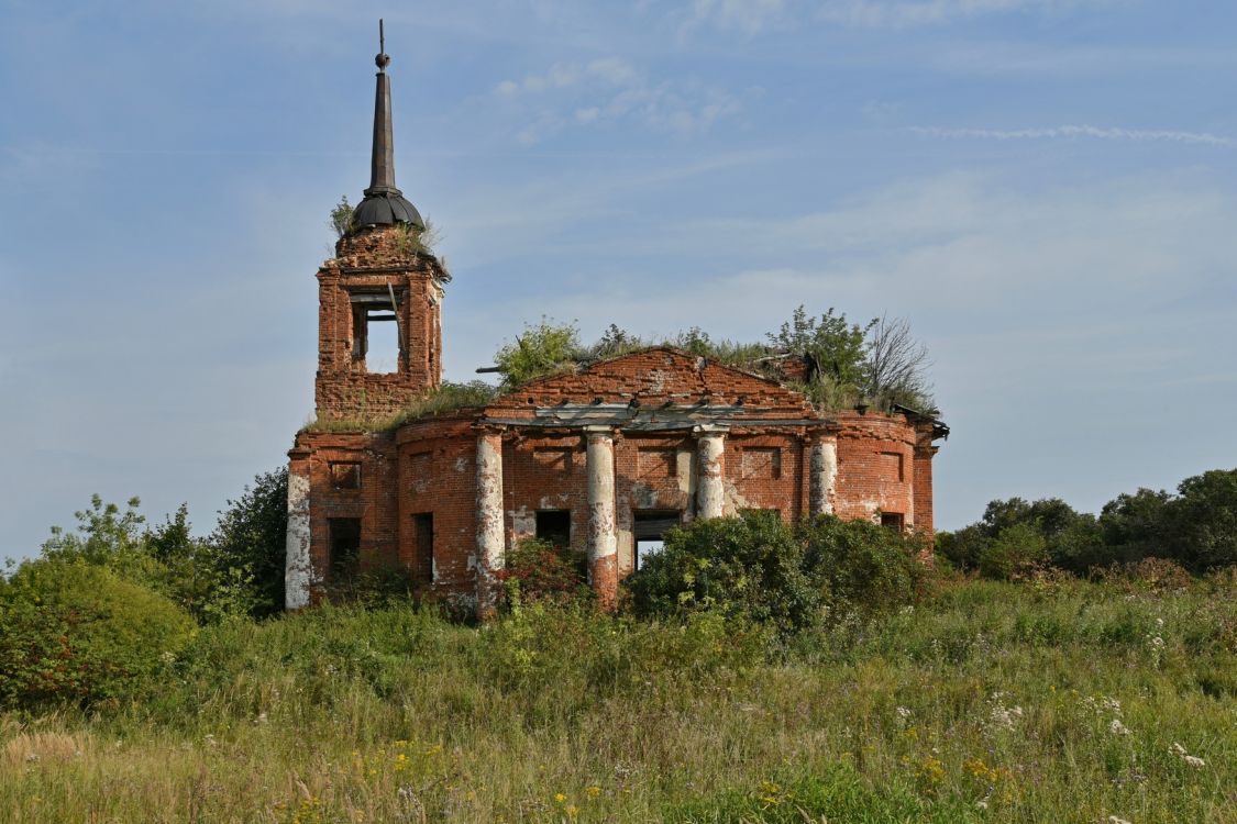 Нутренка. Церковь Казанской иконы Божией Матери. фасады, Вид с юга