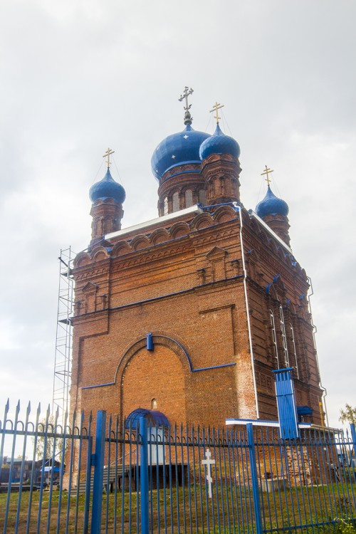 Церковь Владимирской иконы Божией Матери, Никольское (Лысковский район, Нижегородская область). фасады