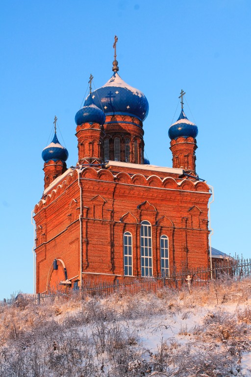 Церковь Владимирской иконы Божией Матери, Никольское (Лысковский район, Нижегородская область). фасады