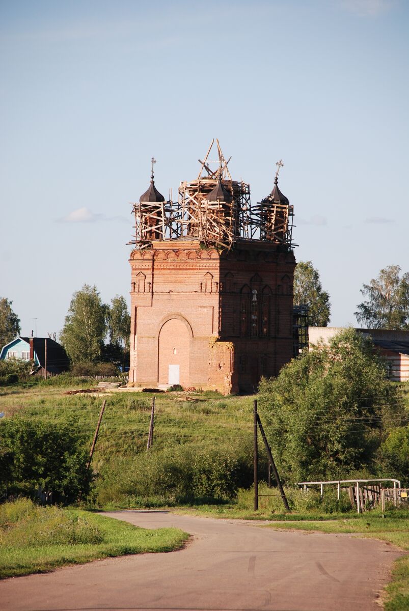 Церковь Владимирской иконы Божией Матери, Никольское (Лысковский район, Нижегородская область). фасады