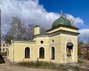 Церковь Пантелеимона Целителя при Городской больнице №38, Вид с ЮВ<br>, Санкт-Петербург, Санкт-Петербург, Пушкинский район, г. Санкт-Петербург