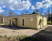 Церковь Пантелеимона Целителя при Городской больнице №38, Вид с запада<br>, Санкт-Петербург, Санкт-Петербург, Пушкинский район, г. Санкт-Петербург