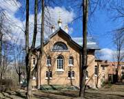 Церковь иконы Божией Матери "Всех скорбящих Радость" при Общине Красного Креста, Вид с ЮЗ<br>, Санкт-Петербург, Санкт-Петербург, Пушкинский район, г. Санкт-Петербург